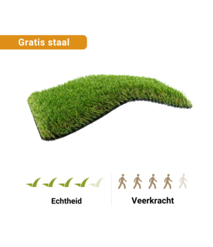 Staal - Kunstgras Nunspeet 40 mm