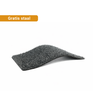 Staal - Kunstgras Antraciet 25 mm