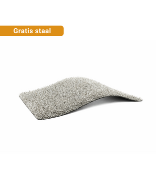 Staal - Kunstgras Grijs  25 mm