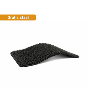 Staal - Kunstgras Zwart 25 mm