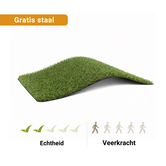 Bestel nu jouw gratis kunstgrasstalen - Kunstgras Heerde  20 mm