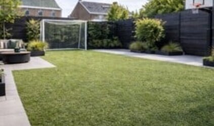 Kunstgras voetbalveld