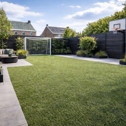 Kunstgras voetbalveld