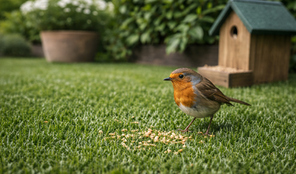 Kunstgras voor vogels