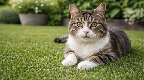 Kunstgras voor katten