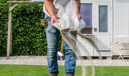 Kwartszand en kunstgras