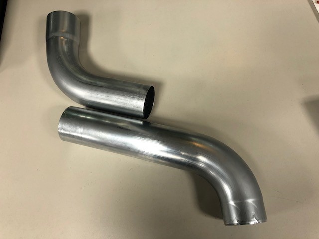 Feyts zinken overstek/schuifbocht 80 mm ( 72° ) 500 - 800 mm