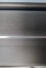 zinken bocht 80x80 mm zwart  - 45°  ( ANTHRA-ZINC® )