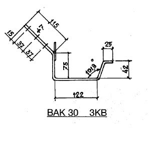 Feyts Dakgootbeugel goot bak 30