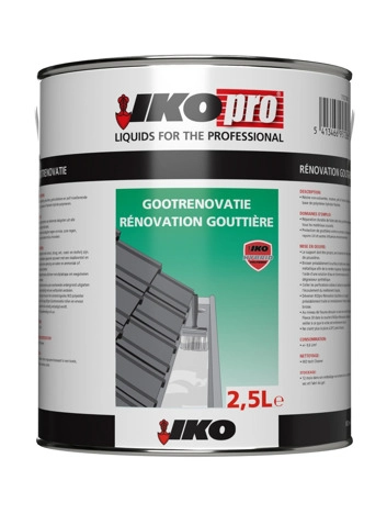 Iko Pro Iko Pro gootrenovatie 2,5 ltr beschermen en herstellen dakgoten