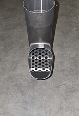 zinken bladafscheider 100 mm zwart  -  ( ANTHRA-ZINC® )