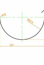 Feyts zinken goot M280 0,7 - 1 meter