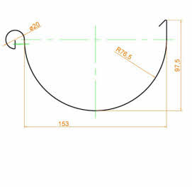 Feyts Zinken goot M333 0,7  - 3 meter