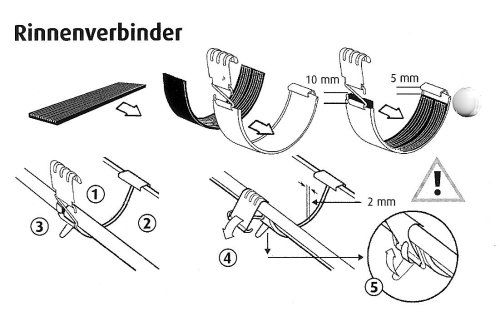 Feyts dakgootverbinding zink m 400
