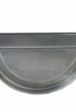 VMZINC zinken goot M 280  0,7 - 3 meter met rechts ingesoldeerd eindschot of optie uitloop eerd eindschot of optie uitloop - Copy