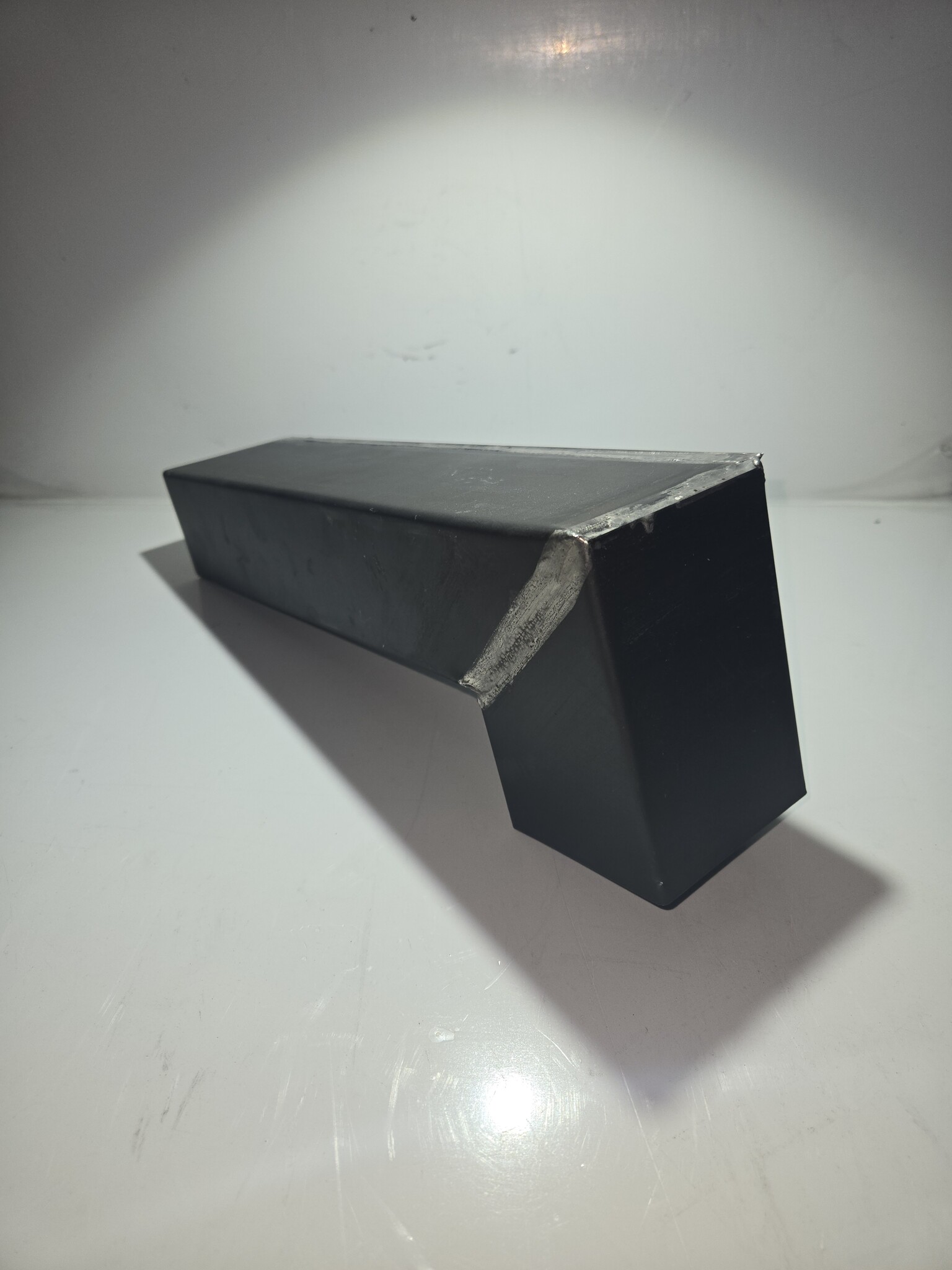 zinken stadsuitloop vierkant 60 x 80 mm uitloop 80x80 mm zwart - ( ANTHRA-ZINC®) )