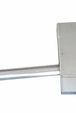 Feyts regentonvuller zink vierkant 80x80 mm met buis