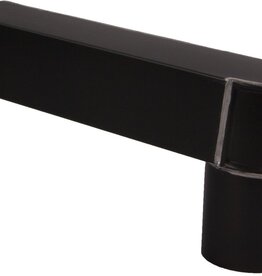 zinken stadsuitloop 60 x 100 mm uitloop 100 mm zwart  -  ( ANTHRA-ZINC® )