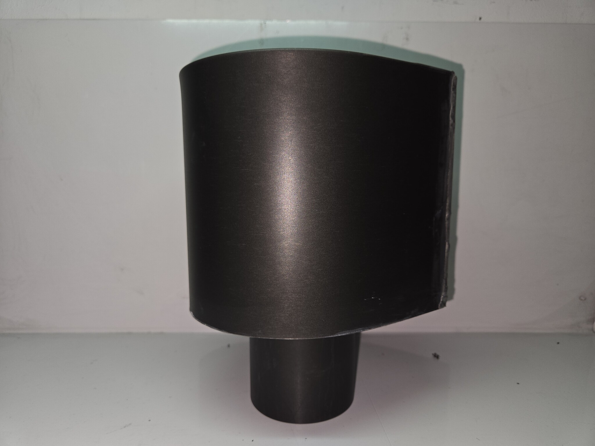 zinken vergaarbak mini 100 mm zwart -  ( ANTHRA-ZINC® )