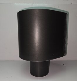 zinken vergaarbak mini 80 mm zwart -  ( ANTHRA-ZINC® )