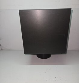 zinken vergaarbak kubus 80 mm zwart -  ( ANTHRA-ZINC® )