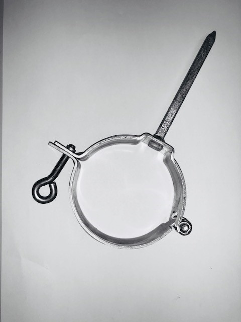 Feyts Regenpijpbeugel VOLZINK 70- 72 mm - pen