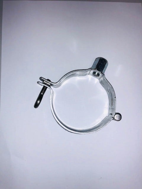 Feyts Regenpijpbeugel VOLZINK 70- 72 mm - draad M10/M8/M8  - Copy