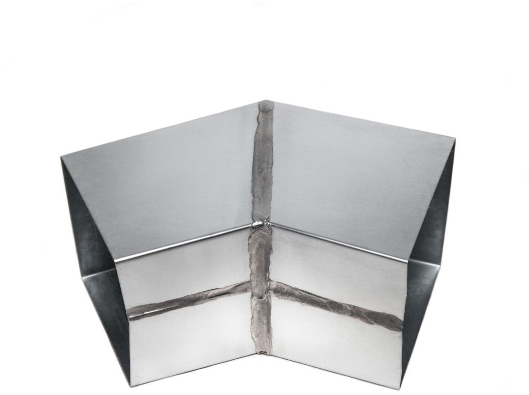 Feyts Zinken bocht vierkant 80x80 mm - 45°