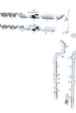 Feyts Schroefstift M8 - 50 mm regenpijpbeugels met draad