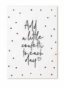 Kaart Add a little confetti to each day