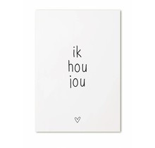 Kaart Ik hou jou