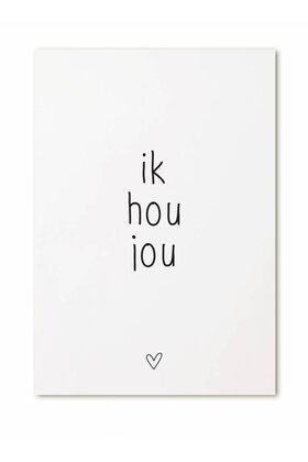 Kaart Ik hou jou