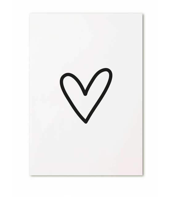 Kaart met hart Kaart met hart