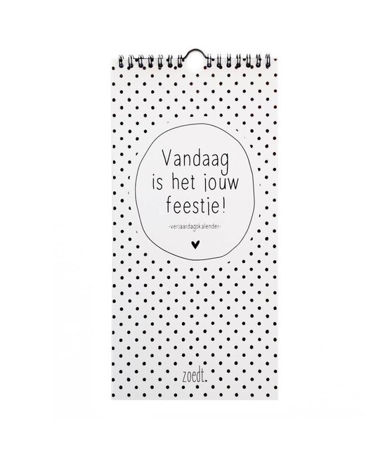 Verjaardagskalender met quotes