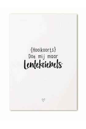 Kaart Hooikoort - doe mij maar lentekriebels