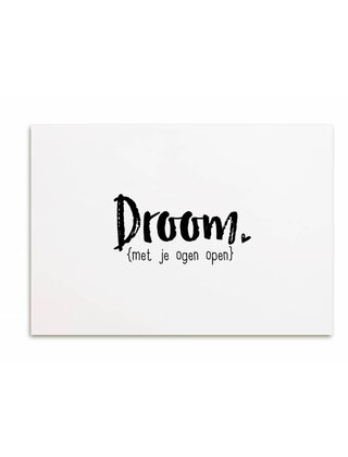 Kaart Droom met je ogen open