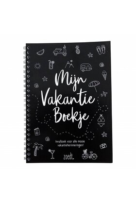 Vakantie invulboek