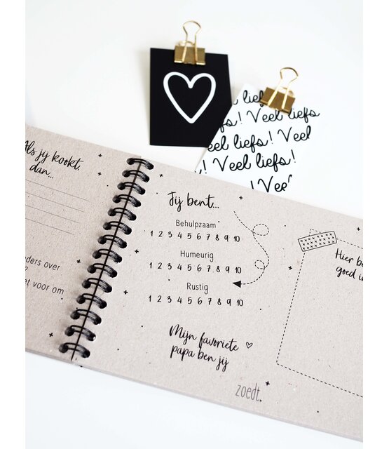 Allerliefste papa - invulboekje voor de stoerste vader