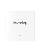 Wenskaart met tekst Beterschap