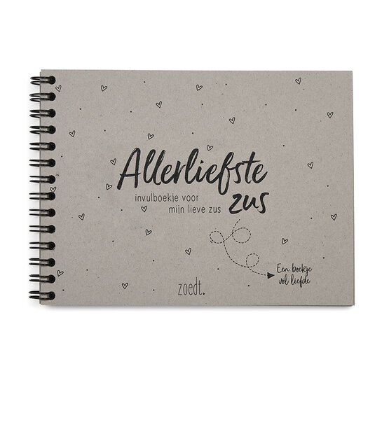 Superleuk invulboekje voor de liefste zus! Superleuk invulboekje voor de liefste zus!