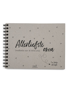 Invulboekje voor de allerliefste oma