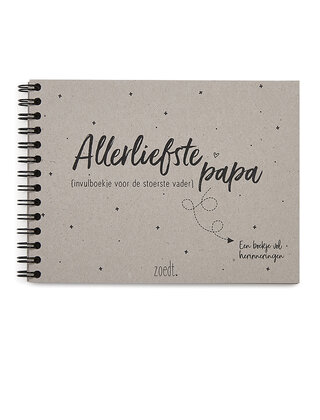 Allerliefste papa - invulboekje voor de stoerste vader