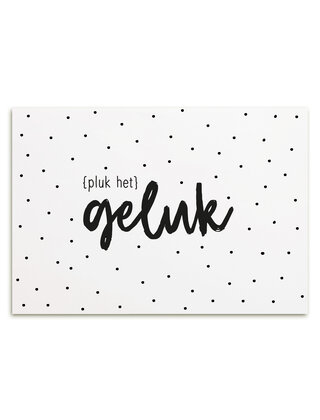 Kaart Pluk het geluk