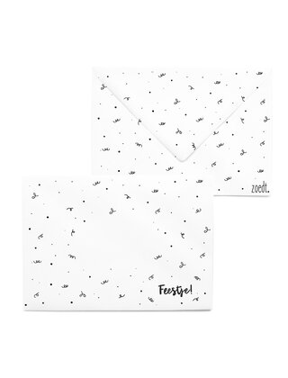 Envelop feestje met patroon