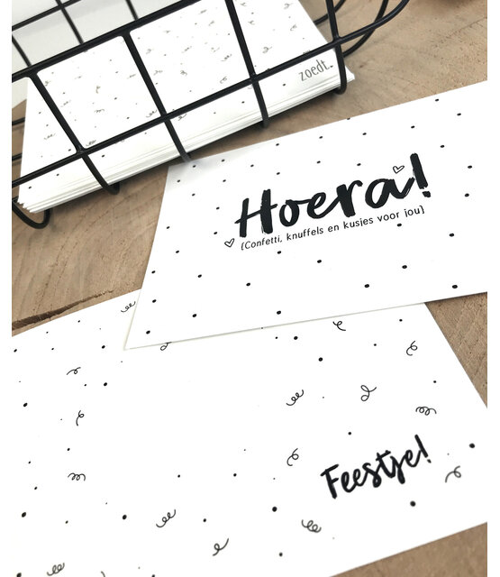 Bedrukte envelop feestje met patroon