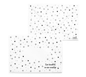 Bedrukte envelop hartjes patroon 'Een knuffel in een envelop'