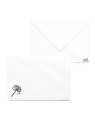 Bedrukte envelop met berenklauw