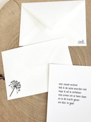 Bedrukte envelop met berenklauw