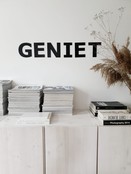 Geniet (in Wit of Zwart)