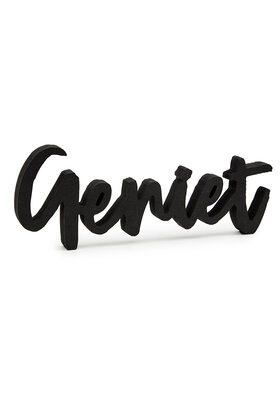 GENIET van  zwart hout